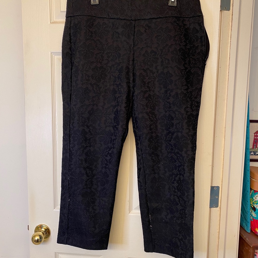 Black Lace Dress Pants
